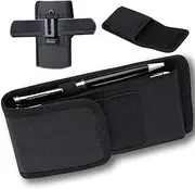 [Miimall] Compatible for Samsung Z Fold 6 5 4 Holster, Z Fold 3 Phone Pouch, Wear-Resist Nylon Belt Clip Case Waist Holster Pouch for Samsung Galaxy Z Fold 6/Fold 5 /Fold 2/ Fold 3/ Fold 4 (Black)
