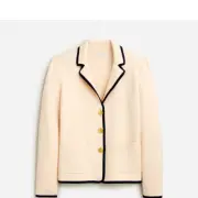 new J.CREW $200 tipped sweater blazer s small BS976 jacket