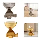 Small Round Side End Table Creative Tea Table for Bedroom NightStand Office