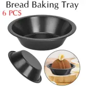 6 pcs Pie Dishes Quiche Pie Tart Tins Mini Individual Round Pie Tins Non-Stick