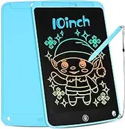 BlueSwan Kids Toys, 10inch Colorful Doodle Board, Drawing Pads for 2 3 4 5 6 7 8 Years Old Boys Girls Gifts, Birthday Party School Gifts for Kids, Toddlers Travel Games Activity Learning Toys