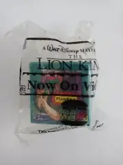 New 1995 Burger King Kids Club Meal Toy Disney's Lion King Pumbaa Finger Puppet