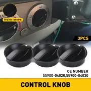 6PCS Control Knob of Heater A/C Temperature HVAC Fan For 05-12 Toyota Tacoma New