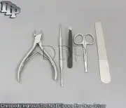 Chiropody Ingrown Toe Nail Clipper,Ear Nose Scissor,Beauty Black Tweezer BTS-614