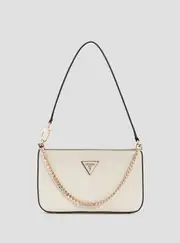 GUESS Women's White Noelle Mini Shoulder Bag