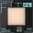 Fit Me Matte + Poreless Pressed Face Powder Makeup & Setting Powder, Translucent