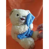 在飛比找蝦皮購物優惠-57- 藍色毛巾 熊寶貝 imt tiy 熊娃娃 玩偶 布偶