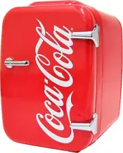 Compact Coca-Cola Mini Fridge - 4L Thermoelectric Cooler for Drinks & Skincare