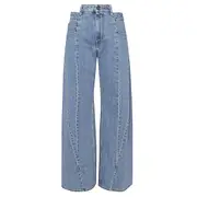[Maison Margiela] Maison Margiela-Jeans Blue And Green-Donna 40
