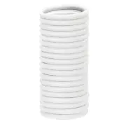 3/8"x25ft Elastic Polyester Marine Grade Bungee Cord for Kayak Tent, White