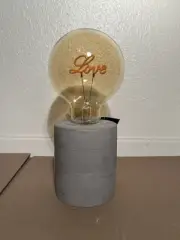 Edison Style Bulb Battery Operated Light (LOVE) light bulb
