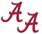 UNIVERSITY OF ALABAMA CRIMSON TIDE LARGE DECAL Set of 2, CORNHOLE LICENSED NCAA
