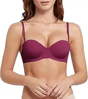 [Generic] Bra Packs Shirt Bra with Push Up Padded Bralette Bra Without Underwire Seamless Comfortable Soft Cup Bra Running Bras for Women