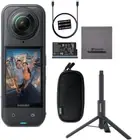 Insta360 X5 Waterproof 8K 360 Video 72MP Photo Action Helmet Camera Tripod Stick