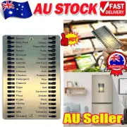 Metal Grocery List, Shopping List Memory Reminder Board,Reusable Shopping ListHQ