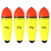 0.7oz Fishing Slip Bobbers, 4 Pack EVA Fishing Float, Yellow