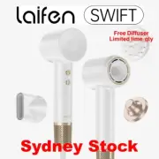 Laifen Swift LF03 Premium Hair Dryer - White Gold with Nozzle & Holder &Diffuser