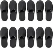 relyselection 6-9 Pairs Spa Slippers, Non Slip Disposable Slippers For Guest, 6-9 Pairs Washable Reusable, Which Can Be Used As Women Men, House, Indoor, Bathroom, Bedroom, Hotel, Bride Slippers