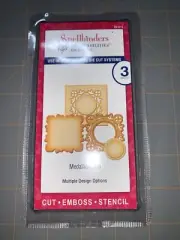 SPELLBINDERS SHAPEABILITIES DIE D-LITES -FANTASTIC MEDALLION TWO - S2-013
