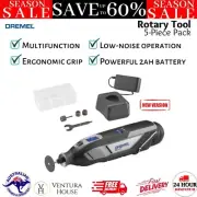 Dremel 8240 Cordless Rotary Tool Kit 12V 2Ah Battery 5-Piece Sanding Cutting Set