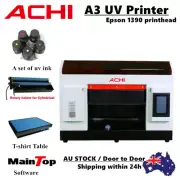 A3 UV Printer Printing EPSON 1390 Rotary Axis Flat Cylinder Metal Acrylic Bottle