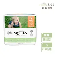 在飛比找momo購物網優惠-【MOLTEX舒比】黏貼型無慮紙尿褲S-33片x4包-箱購(