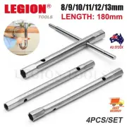Tube Spanner Plumber mixer Tap Kit Tubular Hex Socket water sink Wrench Set 4pcs