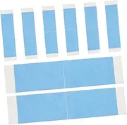 Generic 8pcs Wig Patch Waterproof Lace Front Tape Double Sided Wig Tape Hair Extensions Tape Lace Front Tape for Wigs Double Sided Tape Lace Tape for Wigs Waterproof Hair Tape Sky-blue Pu