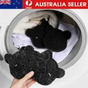 2Pcs Pet Hair Remover Bear Shape Laundry Ball Washing Machine Lint Catcher