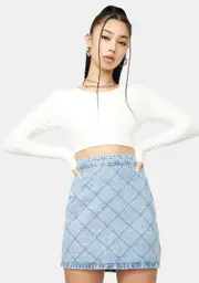 Chill With Or Without You Cutout Crop Top