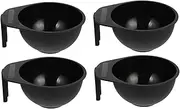 Hairdressing Bowl 4pcs Sturdy Tint Bowl Mixing Bowl Set for Hair Coloring Wide Deep