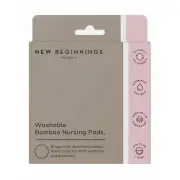 New Beginnings Washable Bamboo Breast Pads X 8