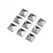 Demon Metal Studs Snowboard Stomp Pad Silver - 9pcs