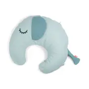 Done By Deer 51cm Cotton Nursing & Baby Pillow Elphee Newborn Soft Cushion Blue