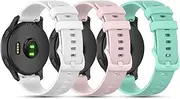 (3 Pack)T Tersely Compatible for Garmin Venu 3/Forerunner 265 /Vivoactive 4 45mm / Forerunner 255 /Forerunner 255 music/ Venu 2, 22mm Silicone Straps Sport Watch Band Quick Release Strap for Garmin Smartwatch