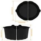2Pcs Silicone Slow Cooker Liner with Handle Food Grade Slow Cooker Divider BrBeg