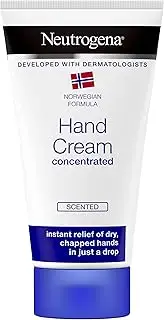 Neutrogena Norwegian Formula Concentrated Scented Hand Cream (1x 75ml), Cream for Instant and Lasting Relief from Dry Skin and Chapped Hands, Hand Lotion with Glycerin and Vitamin E