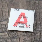 Vintage Genuine Original Bulova Accutron 2300 Part #183 Tuning Fork Screw (C5D7)