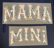 Bluey Mama and Mini Match Ready to Press Heat Transfer Screen Print DTF Transfer