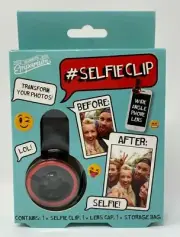 The Wonder Bros Emporium Selfie Phone Clip , Lens Cap & Storage Bag Set New