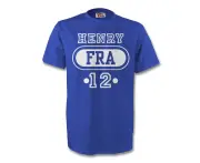 Thierry Henry France Fra T-shirt (blue)