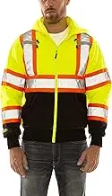 TINGLEY Job Sight High Visibility X-Back Zip-Up Hoodie