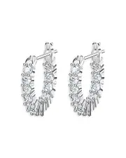 Swarovski Matrix Mini Hoop Earrings