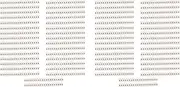 VENEKA 1406 Smd Resistor Kit Assorted Kit 1Ohm-1M Ohm 1% 33Valuesx 40Pcs=1320Pcs Sample Kit