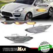 Clear Sequential Switchback LED DRL Signal Lights For 11-14 Porsche Cayenne 958 (for: Porsche)