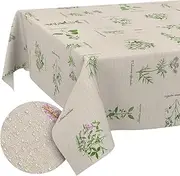Tablecloth Made of Fabric Textile Washable Table Linen Tablecloth Cotton Polyester Aromatic Organic 200 x 140 cm Indoor/Outdoor Tablecloth