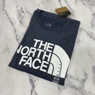 THE NORTH FACE 北臉 情侶款 經典LOGO圓領短T 短袖 素T 版型偏大 短袖t恤 上衣 休閒短袖 大尺碼