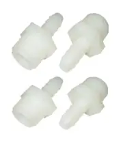4pcs 3/8" Male Barb to 1/2" NPT Nylon Adapter 1/2" - 14 NPT Male Thread 4PACK