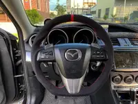 在飛比找樂天市場購物網優惠-[細活方向盤] 麂皮紅環款 Mazda3 Mazda5 MA