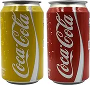 JMCo 2 Pack Soda Can Safe Stash Hidden Compartment Diversion Safe Stealth Storage Container (Coke & Coke)